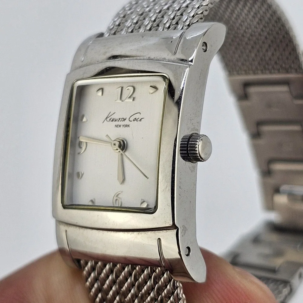 Kenneth Cole 21MM Women's Watch Gray Dial Bracelet Band 5.5